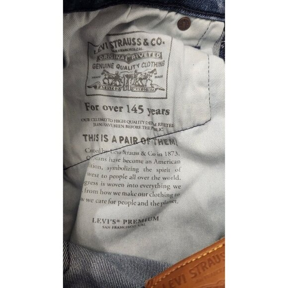 Levis Premium Lot Skinny Taper Jeans Slim Fit Stretch Womens Size W30 L30 - Picture 9 of 12